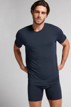 T-Shirt van Modal en Zijde