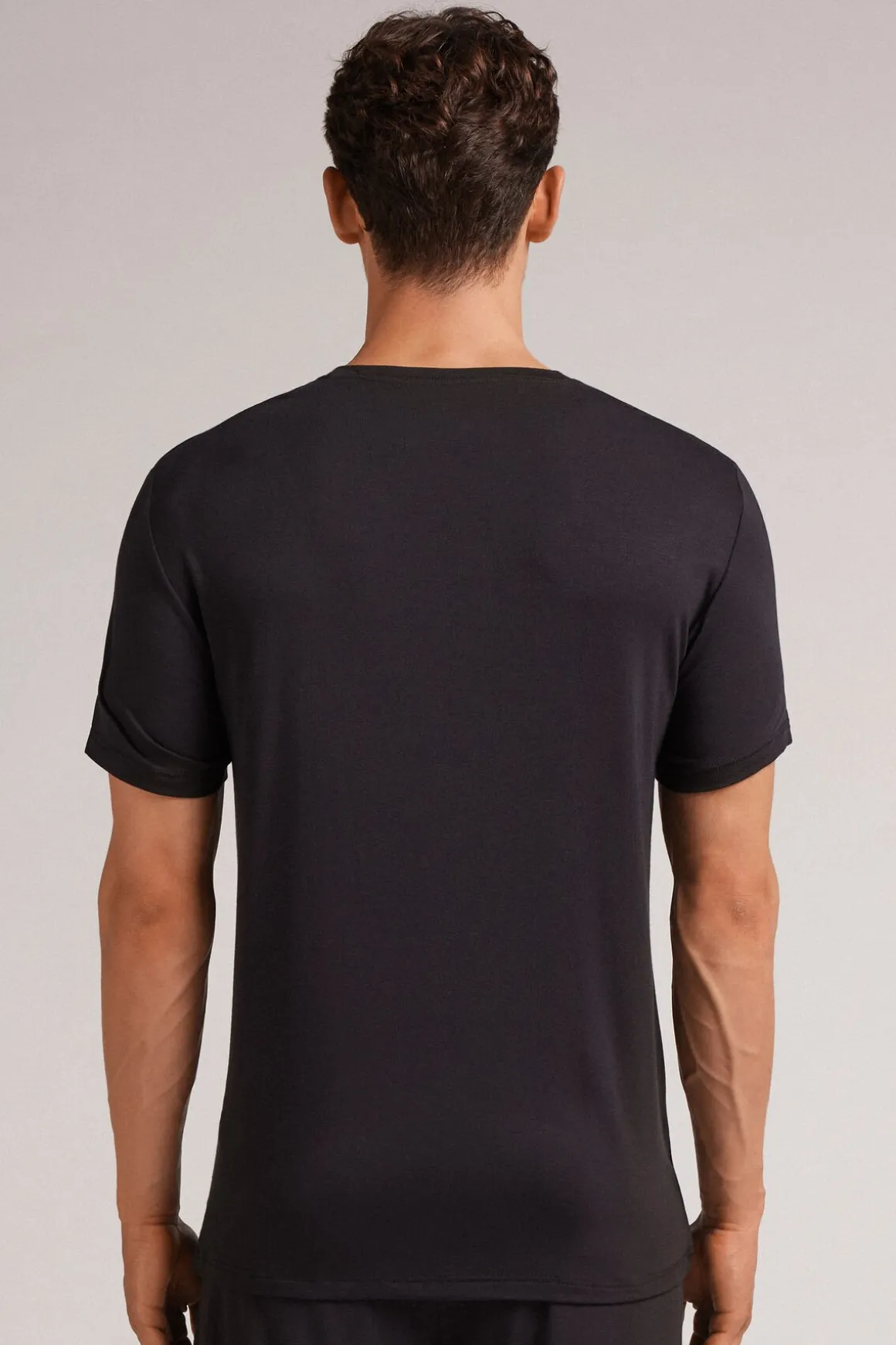 T-Shirt van Modal en Zijde