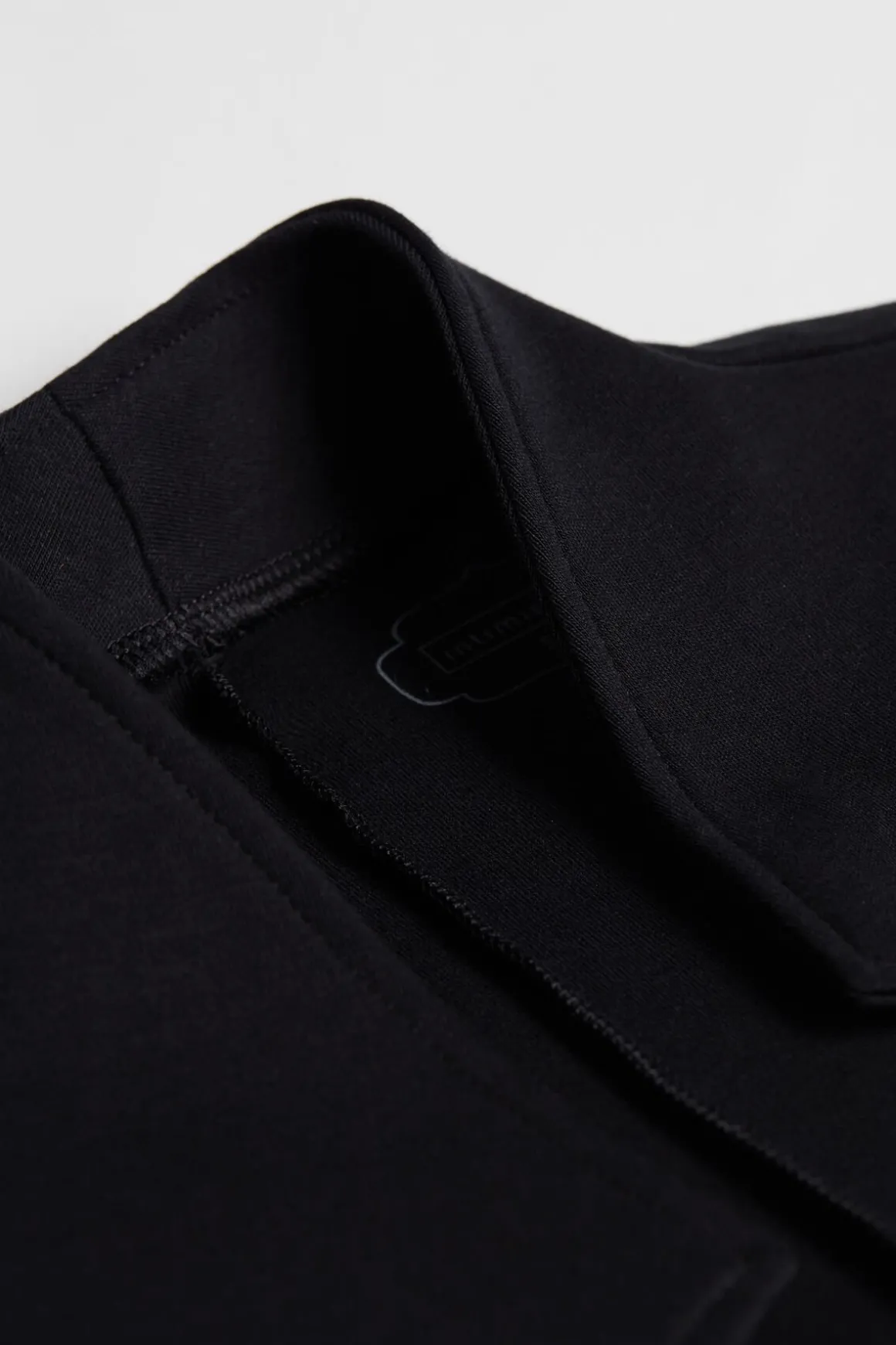 Vest van Katoenen Interlock met Lange Mouwen
