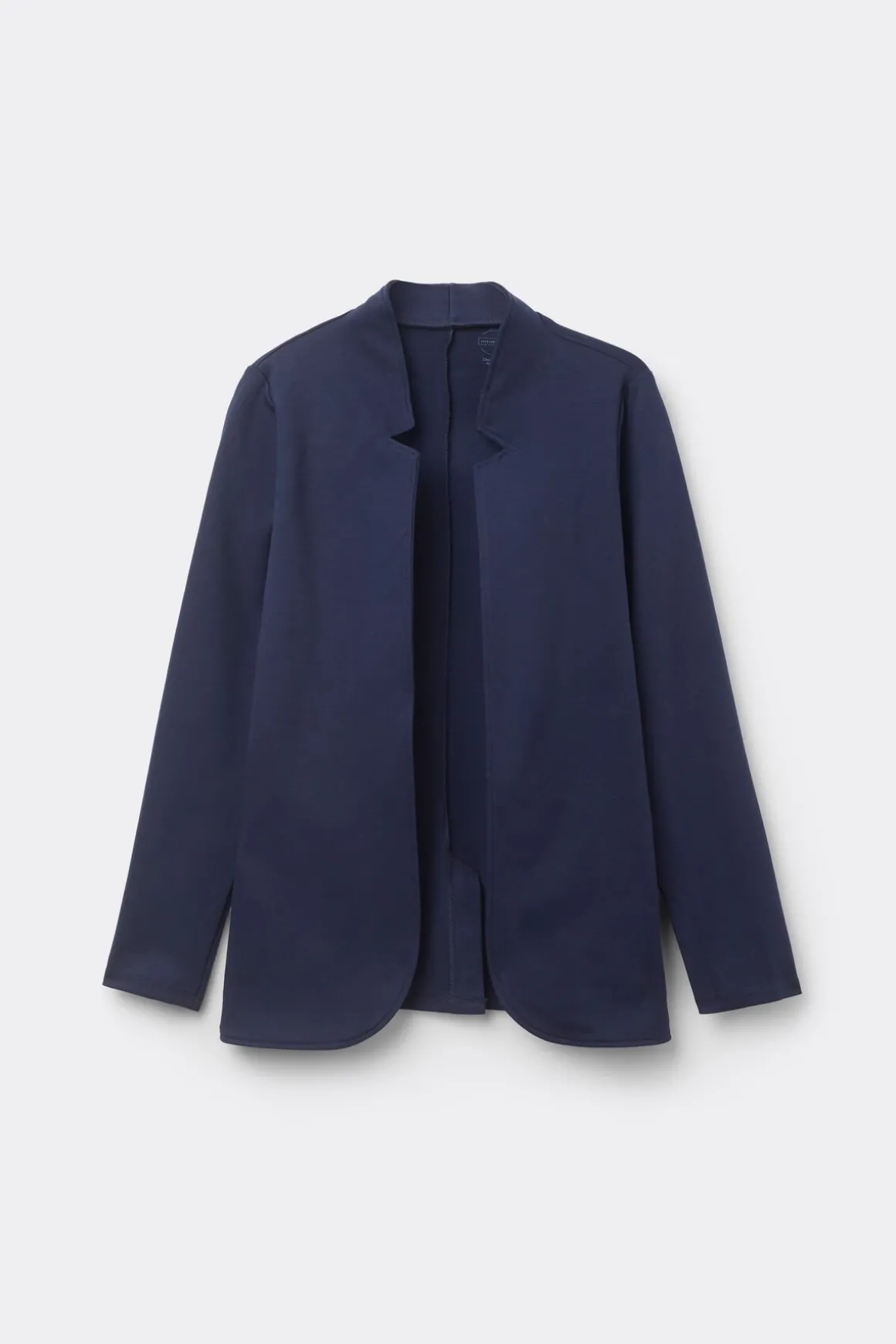 Vest van Katoenen Interlock met Lange Mouwen