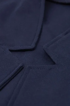 Vest van Katoenen Interlock met Lange Mouwen