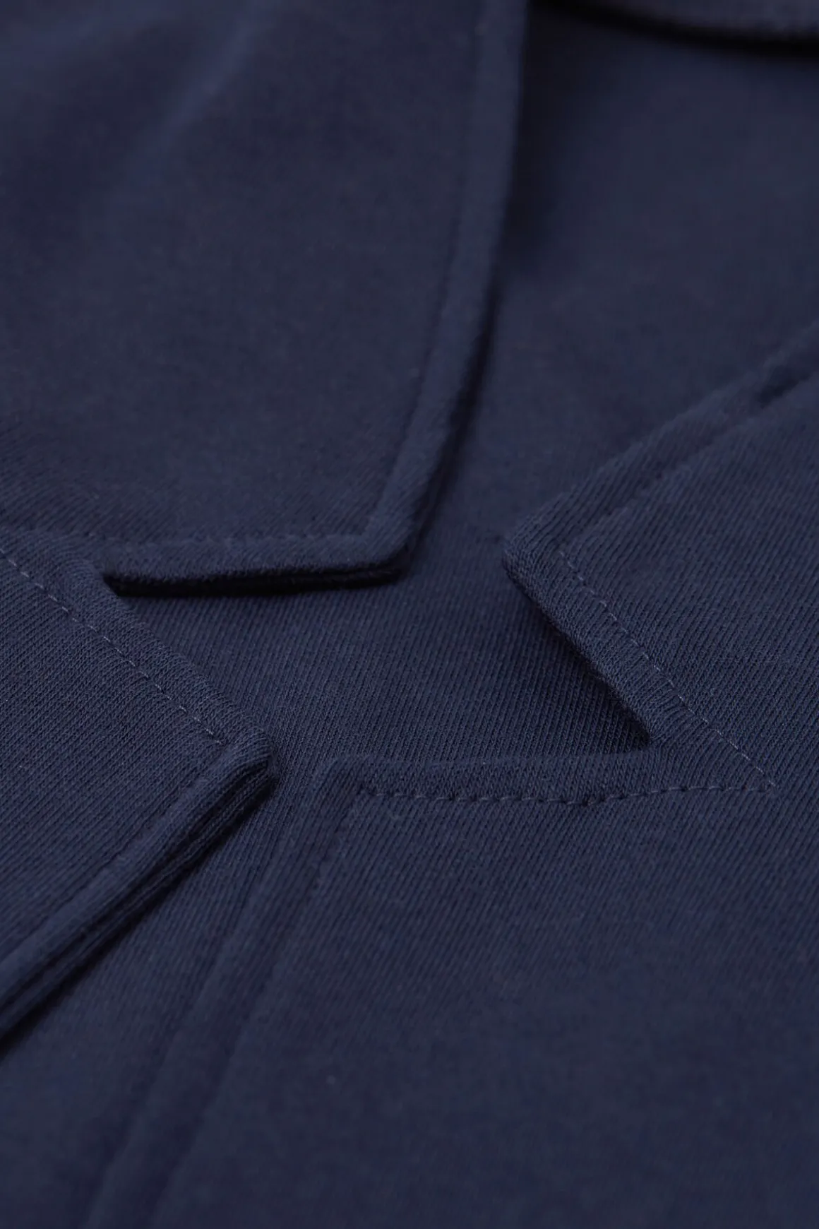 Vest van Katoenen Interlock met Lange Mouwen