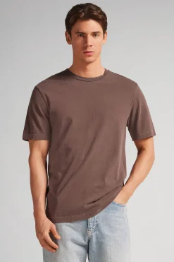 Washed Collection T-shirt van Katoen