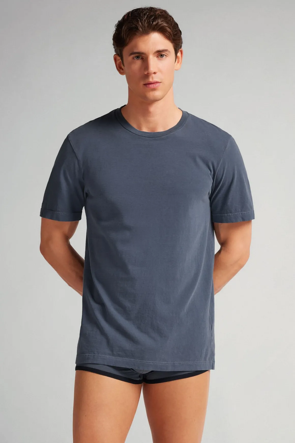 Washed Collection T-shirt van Katoen