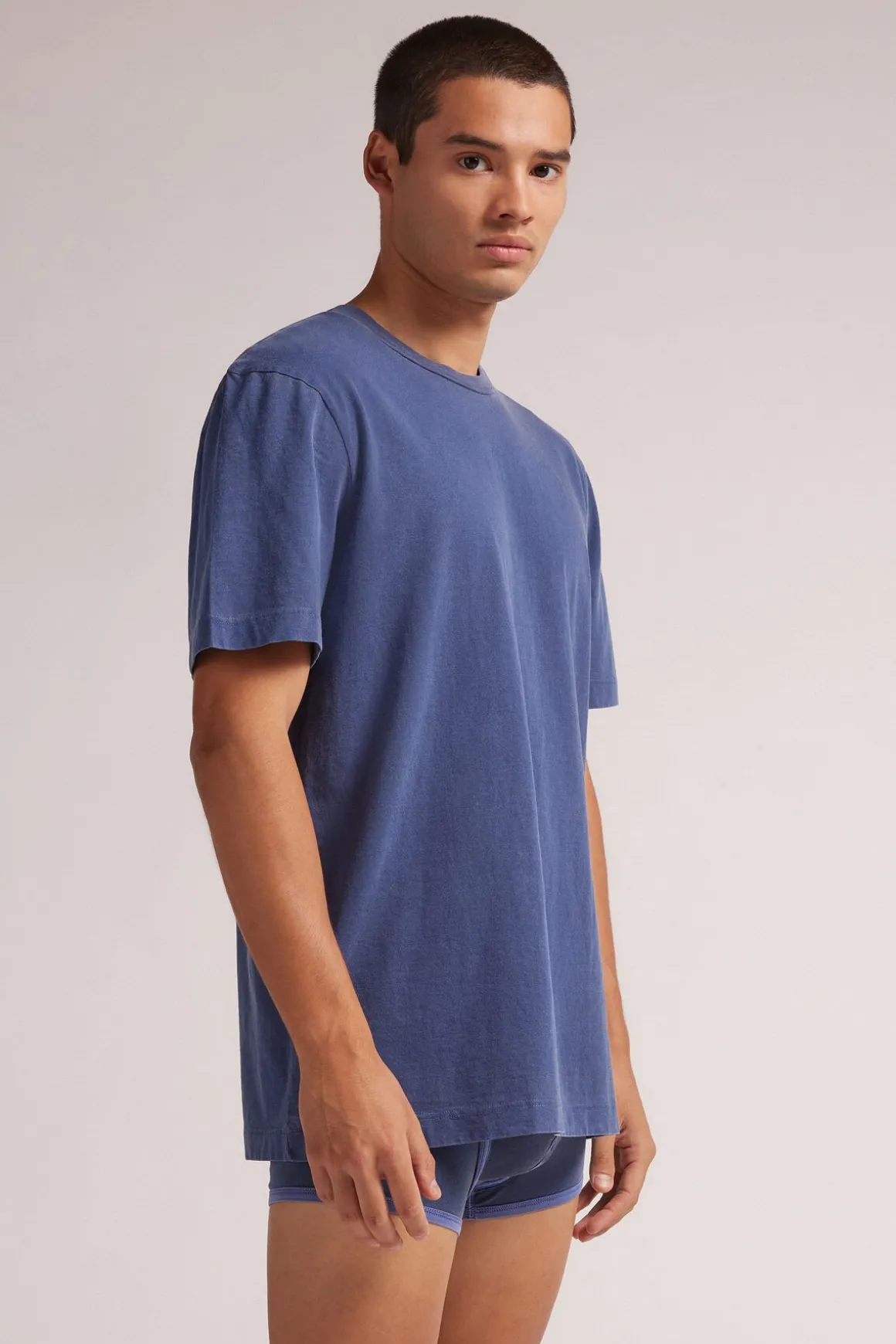 Washed Collection T-shirt van Katoen