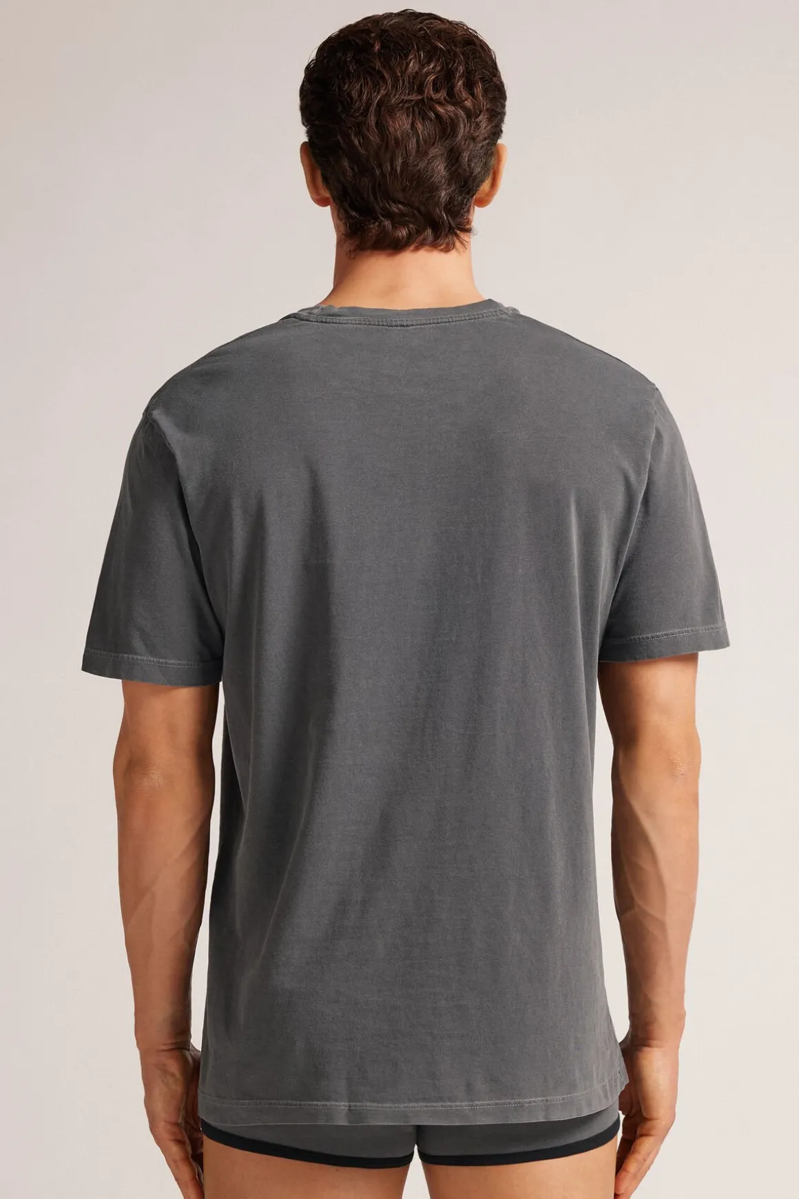 Washed Collection T-shirt van Katoen