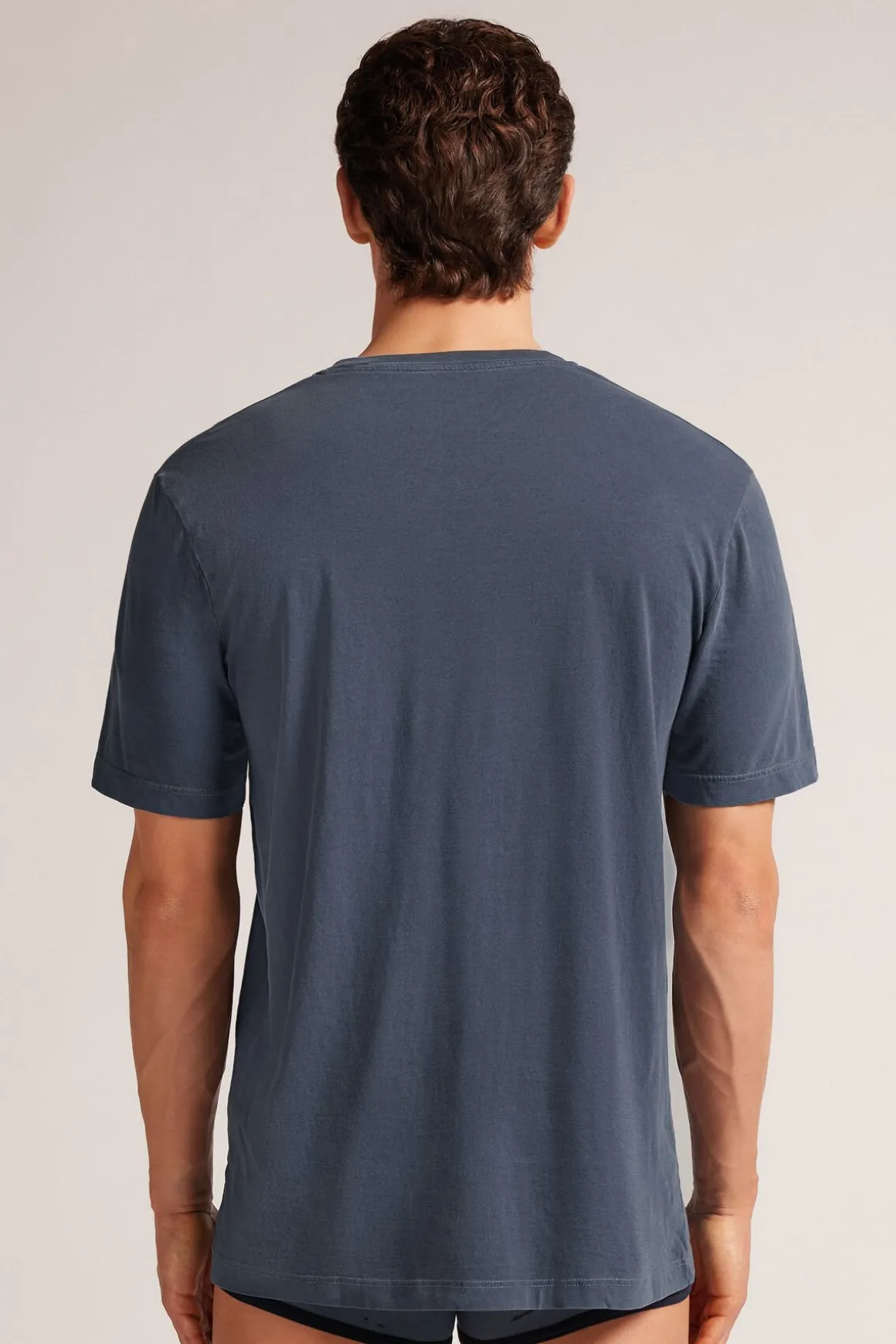 Washed Collection T-shirt van Katoen
