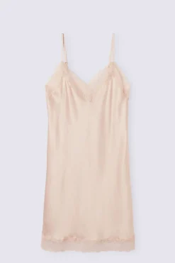 Zijden Slipdress met Kanten Detail