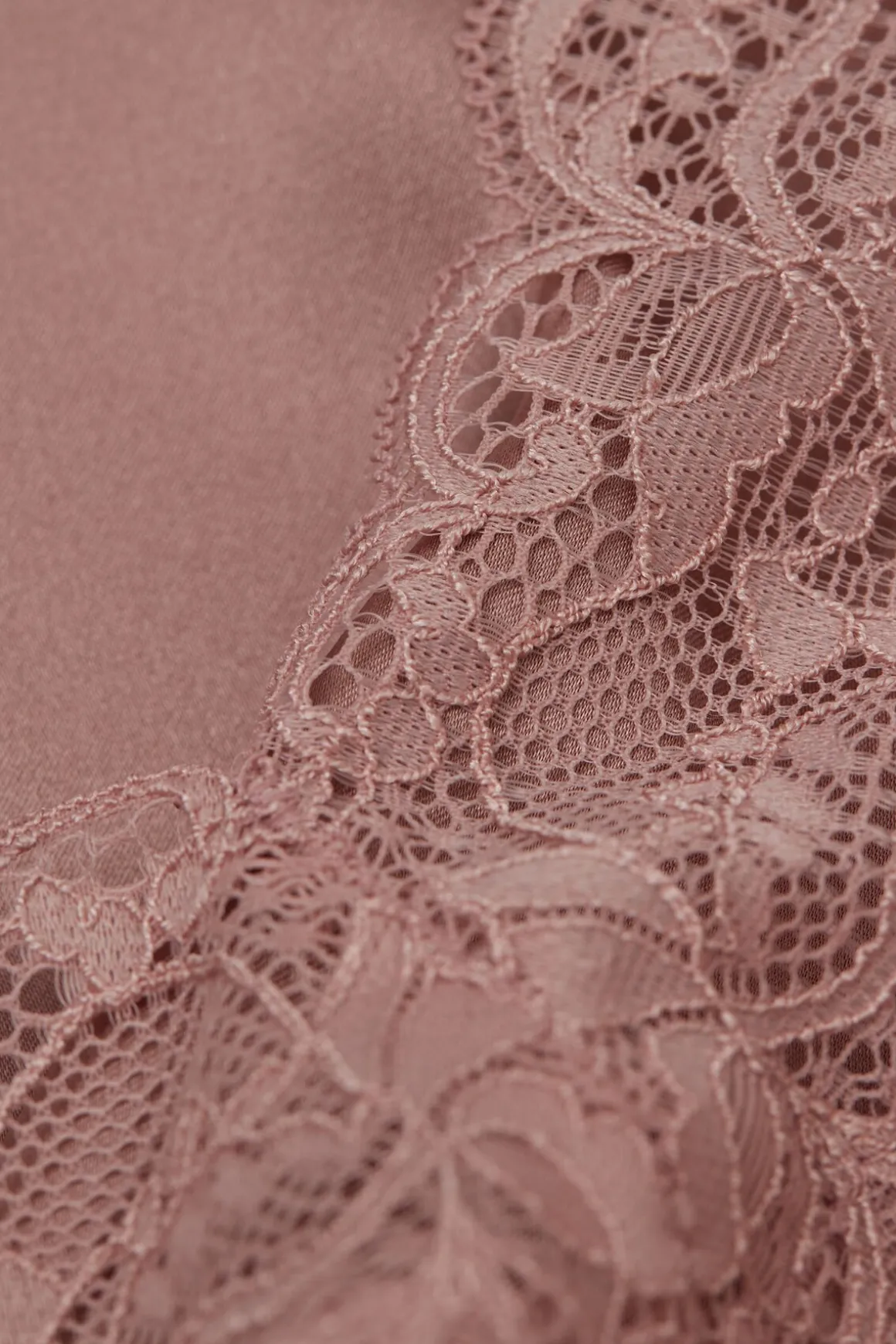 Zijden Slipdress met Kanten Detail