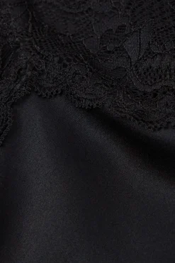Zijden Slipdress met Kanten Detail