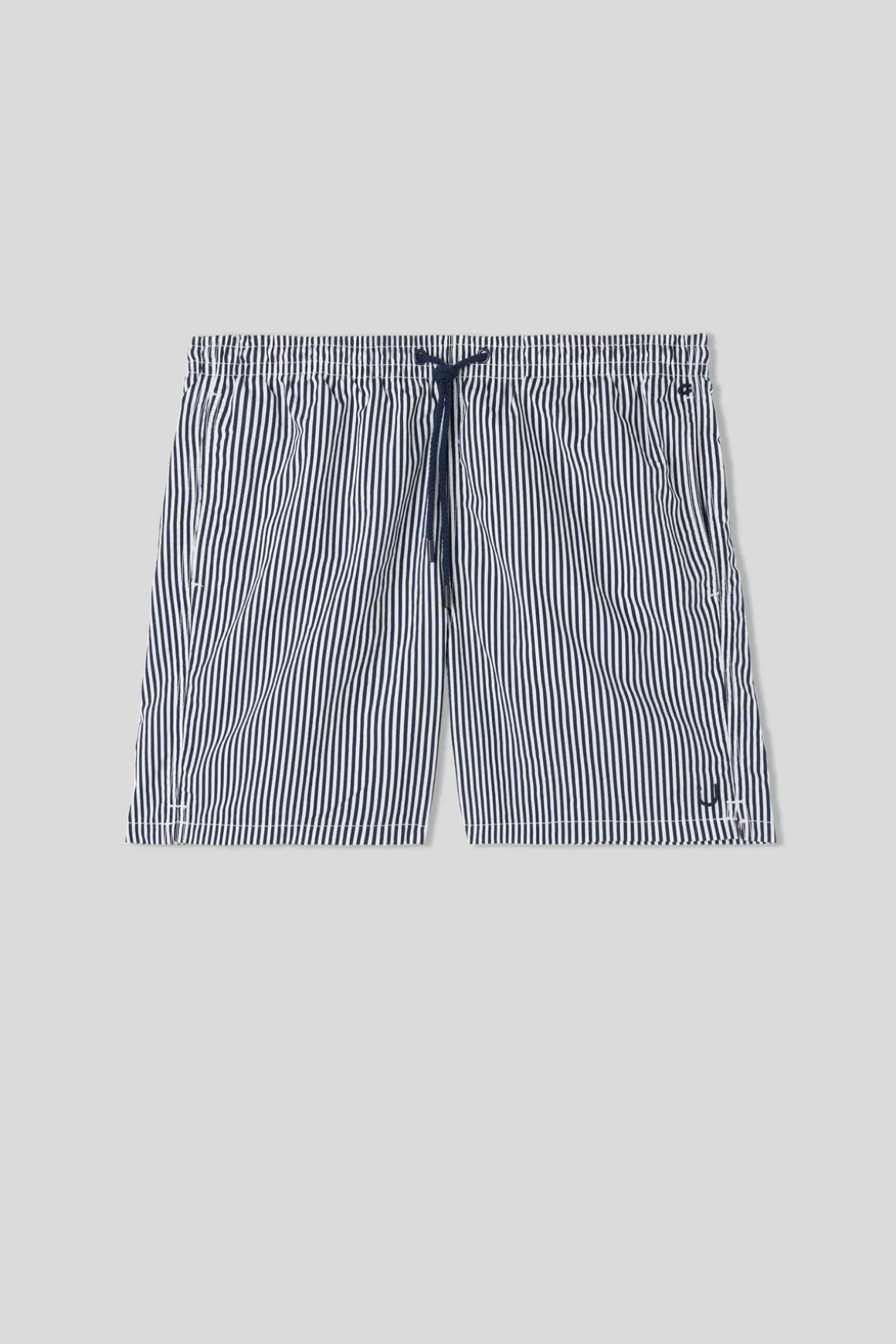 Zwemboxer met Blauwe Streepjesprint